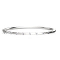 Silver Starlight Diamond Bangle