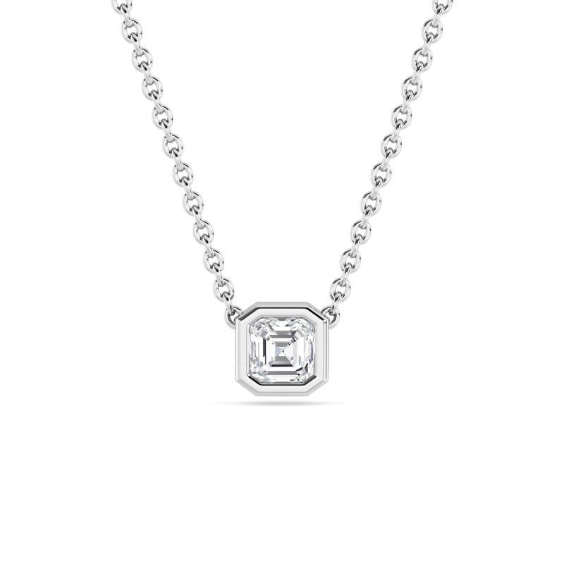 MET-WN-0003 petite bezel pendant — front view (LGPBZ0015-1; media 46363227553895)