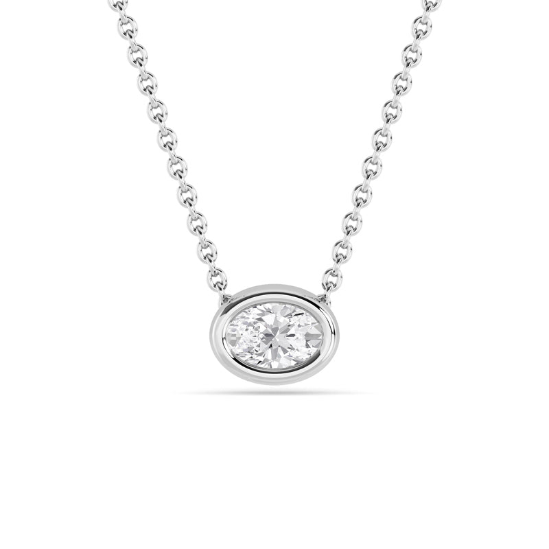 MET-WN-0003 petite bezel pendant — front view (LGPBZ0018-1; media 46363225391207)