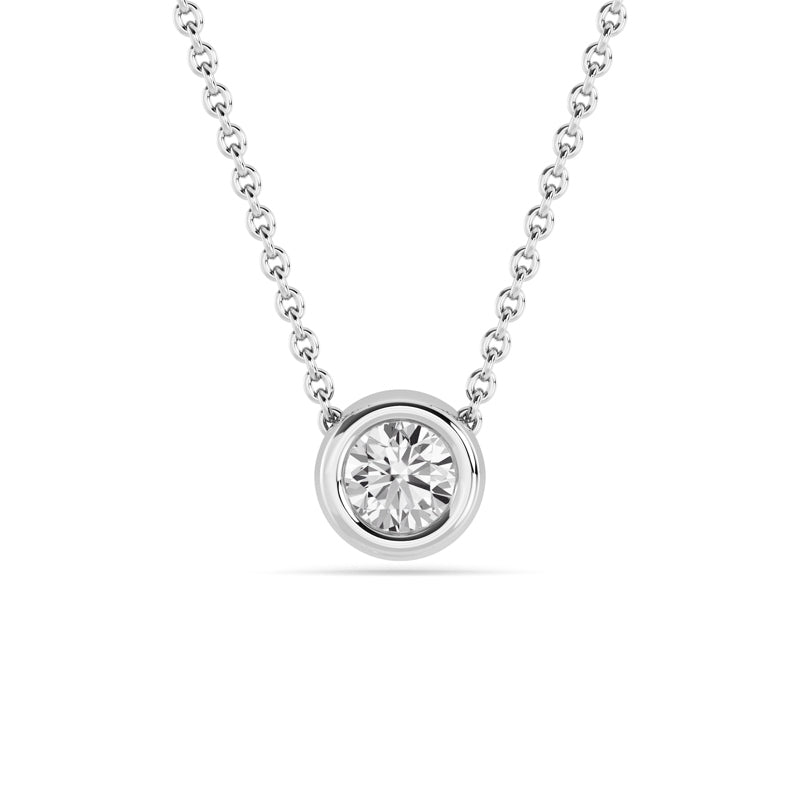 MET-WN-0003 petite bezel pendant — front view (LGPBZ0020-1; media 46363225030759)