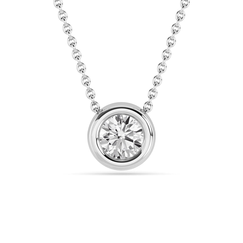 MET-WN-0003 petite bezel pendant — front view (LGPBZ0041-1; media 46363224637543)