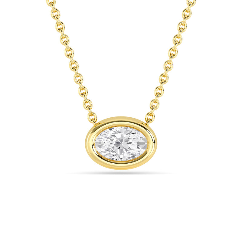 MET-WN-0003 petite bezel pendant — front view (LGPBZ0046-1; media 46363225620583)