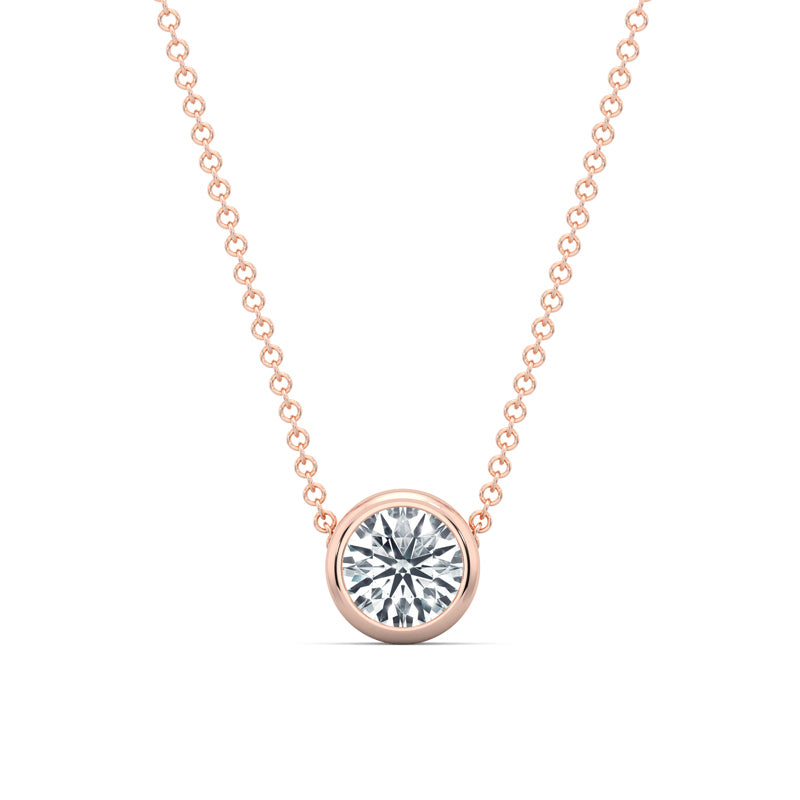 MET-WN-0004 bezel solitaire pendant — front view (LGP100005-1; media 46363397849191)