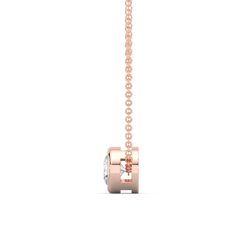 MET-WN-0004 bezel solitaire pendant — alternate view (LGP100005-2; media 46363397914727)