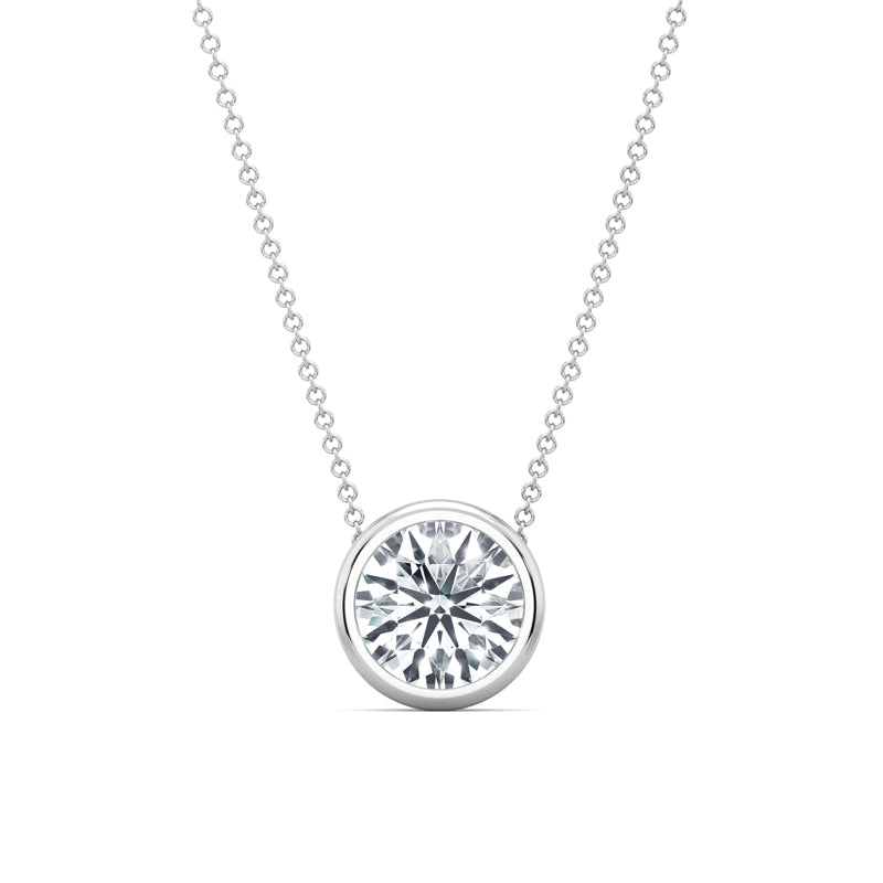 MET-WN-0004 bezel solitaire pendant — front view (LGWFP0065-1; media 46363398078567)