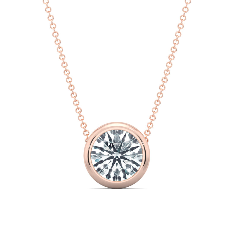 MET-WN-0004 bezel solitaire pendant — front view (LGRFP0028-1; media 46363398275175)