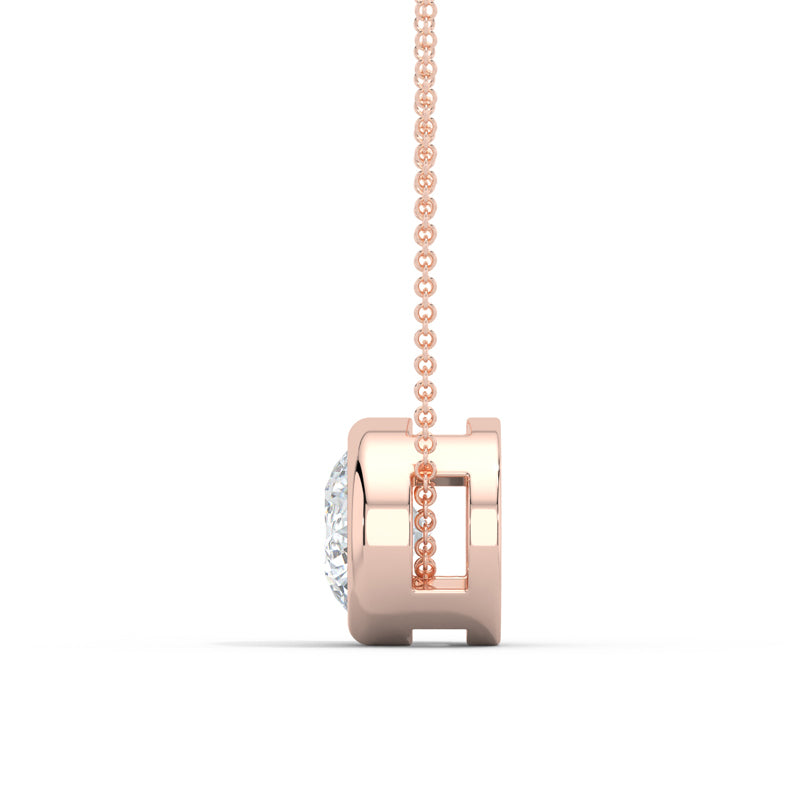MET-WN-0004 bezel solitaire pendant — alternate view (LGRFP0028-2; media 46363398307943)