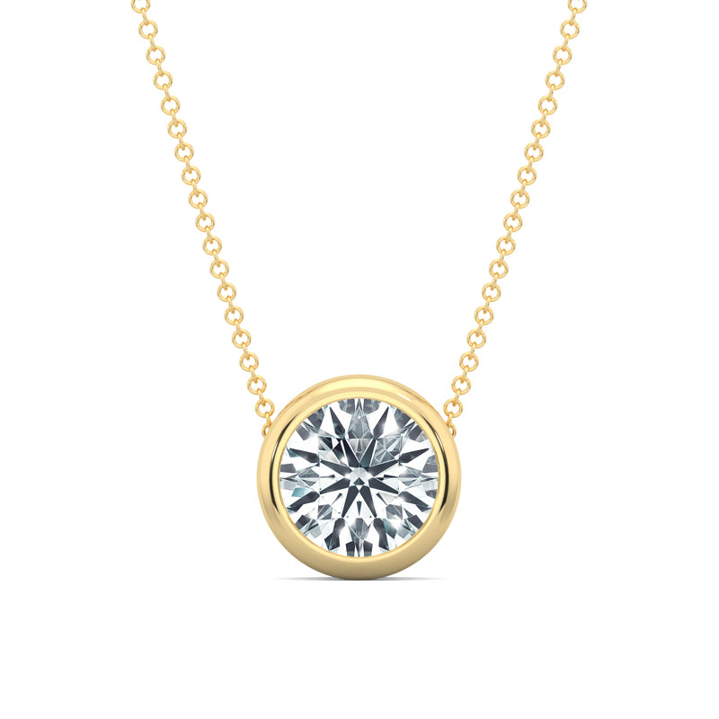 MET-WN-0004 bezel solitaire pendant — front view (LGYFP0026-1; media 46363398471783)