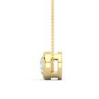MET-WN-0004 bezel solitär hänge - alternativ vy (LGYFP0026-2; media 46363398504551)
