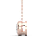 MET-WN-0004 bezel solitär hänge - alternativ vy (LGRFP0032-2; media 46363398602855)