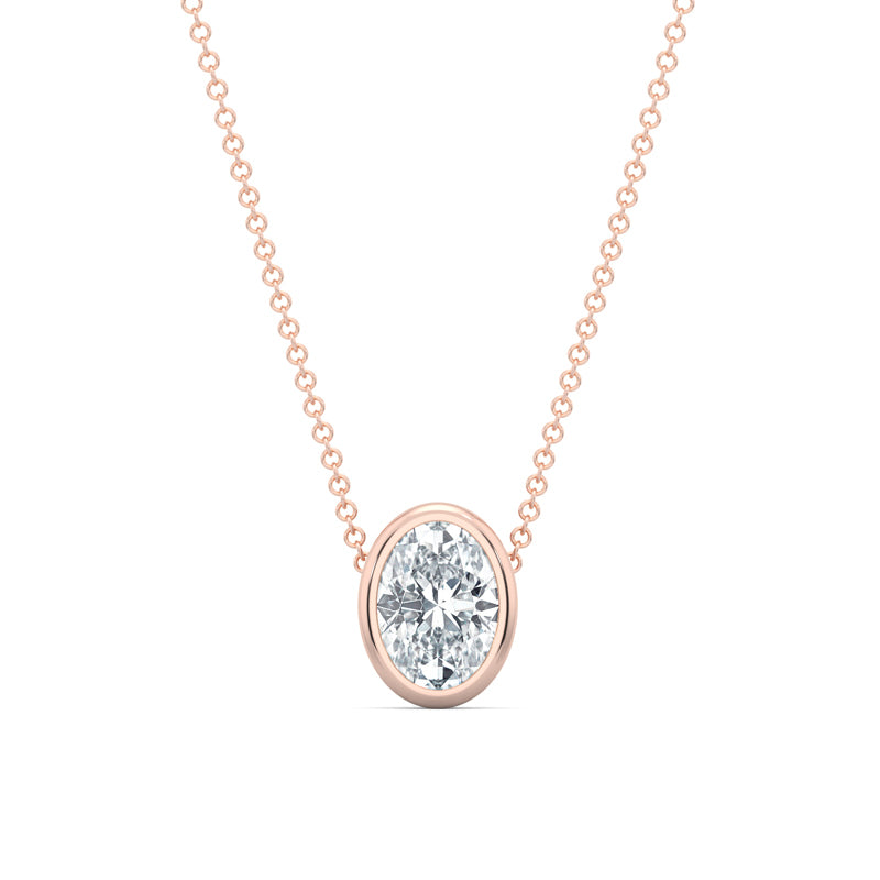 MET-WN-0004 bezel solitaire pendant — front view (LGP100006-1; media 46363398963303)