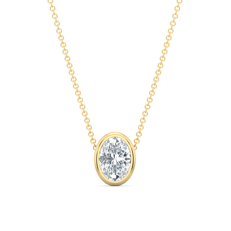 MET-WN-0004 bezel solitaire pendant — front view (LGYFP0019-1; media 46363399094375)
