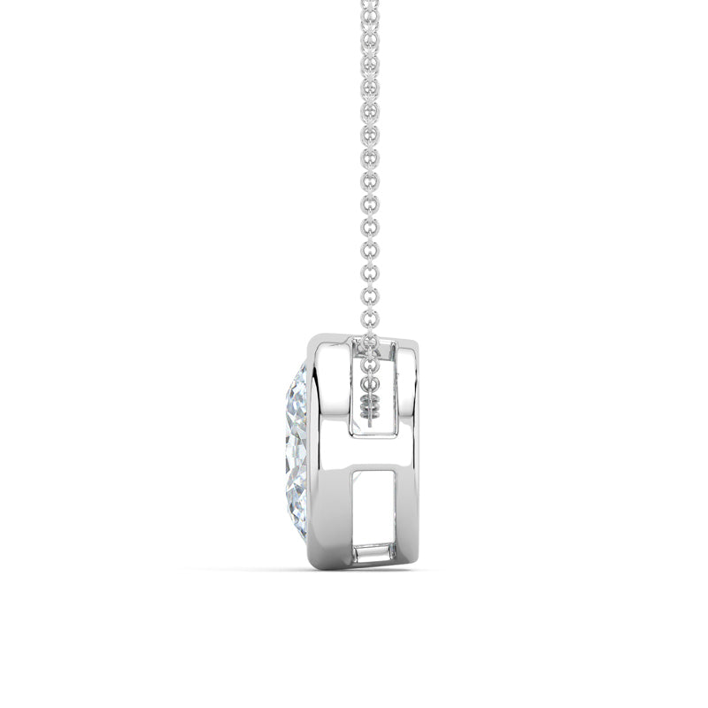 MET-WN-0004 bezel solitaire pendant — alternate view (LGWFP0055-2; media 46363399520359)