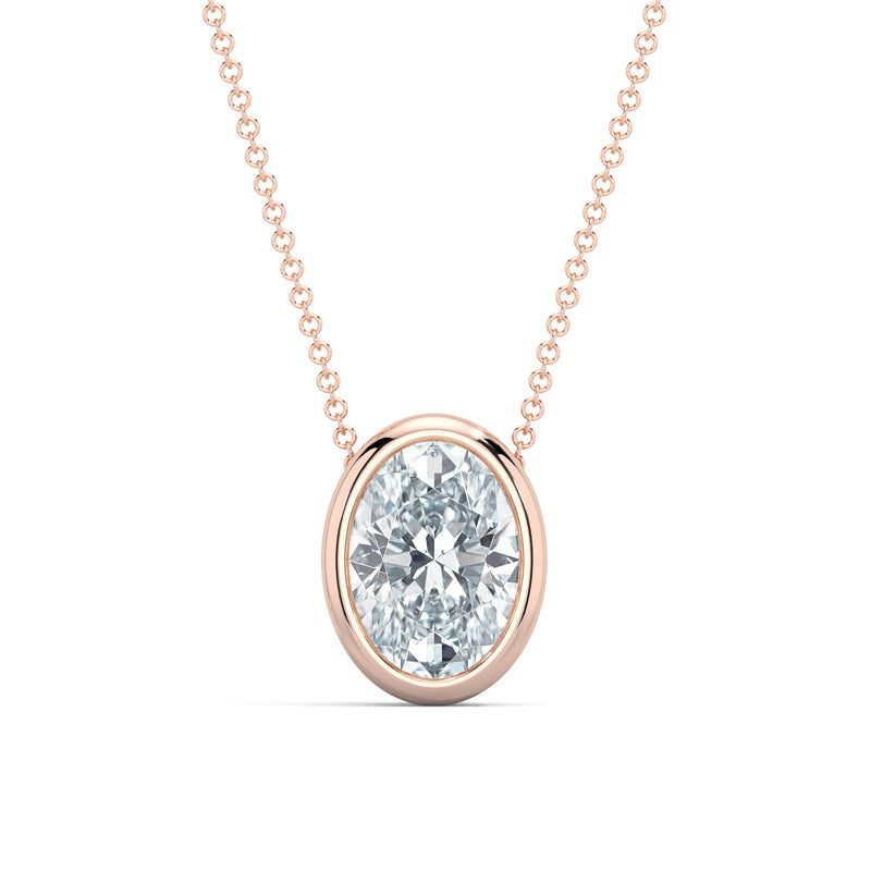 MET-WN-0004 bezel solitaire pendant — front view (LGRFP0025-1; media 46363399585895)