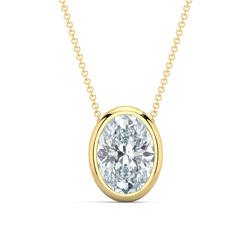 MET-WN-0004 bezel solitaire pendant — front view (LGYFP0027-1; media 46363399684199)