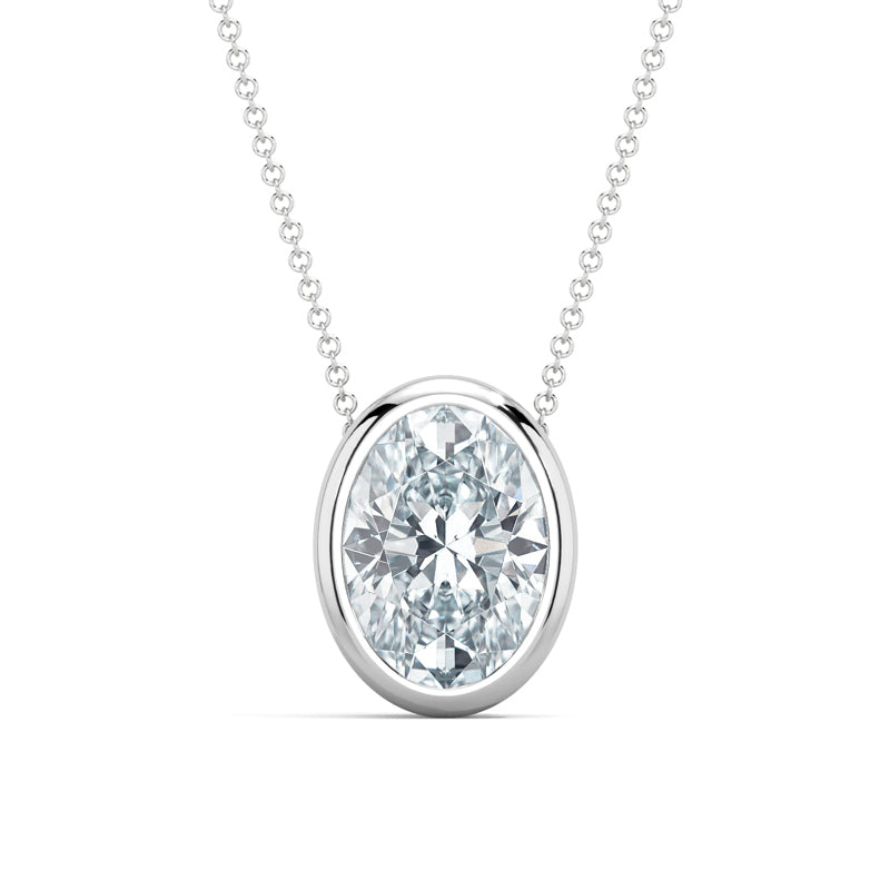 MET-WN-0004 bezel solitaire pendant — front view (LGWFP0059-1; media 46363399782503)