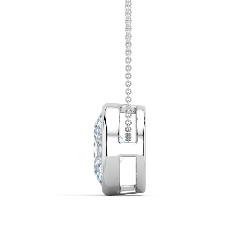 MET-WN-0004 bezel solitaire pendant — alternate view (LGWFP0059-2; media 46363399815271)