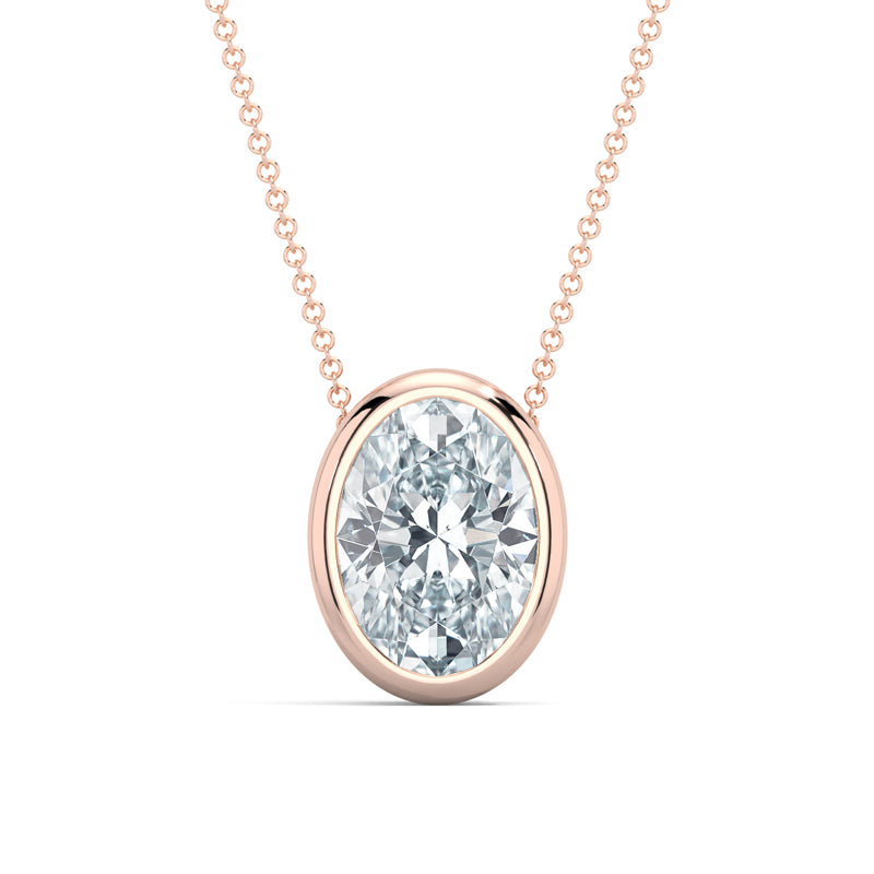 MET-WN-0004 bezel solitaire pendant — front view (LGRFP0029-1; media 46363399880807)