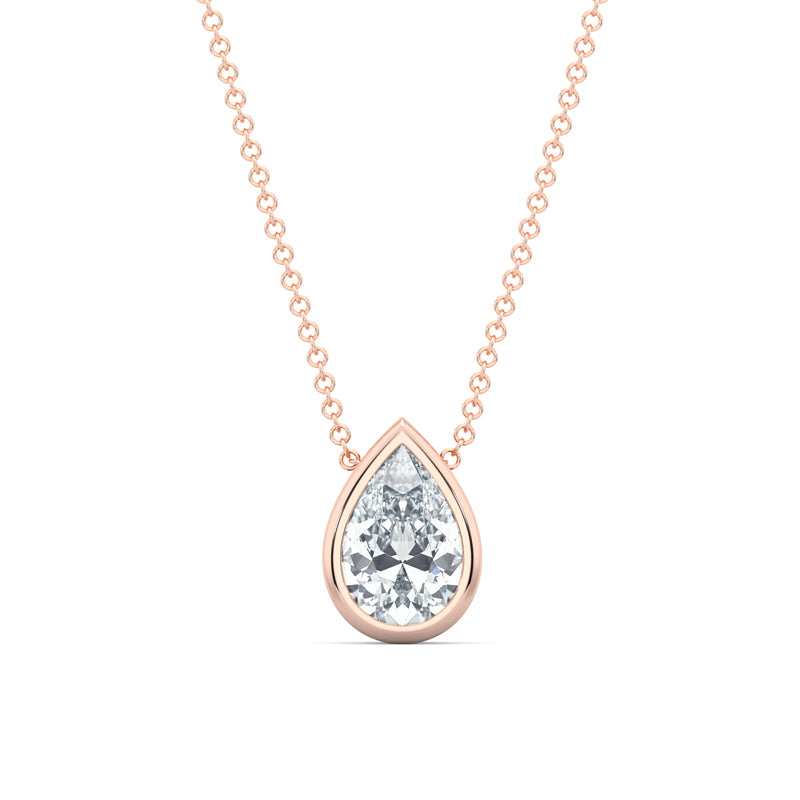 MET-WN-0004 bezel solitaire pendant — front view (LGP100008-1; media 46363399979111)
