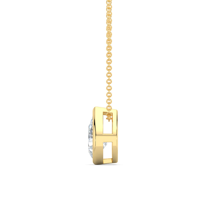 MET-WN-0004 bezel solitaire pendant — alternate view (LGYFP0031-2; media 46363400568935)