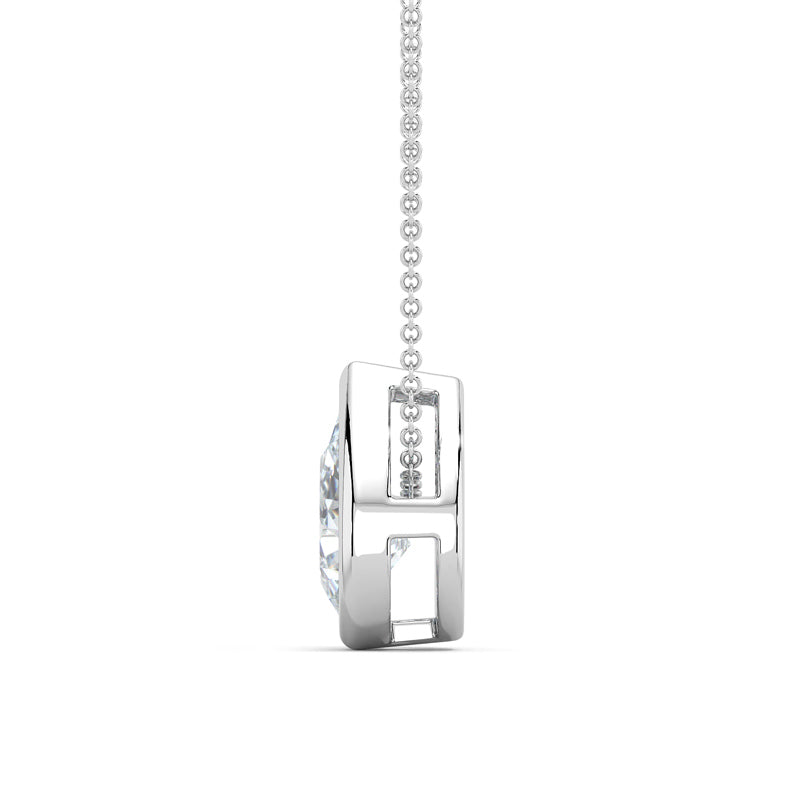 MET-WN-0004 bezel solitaire pendant — alternate view (LGWFP0056-2; media 46363400765543)