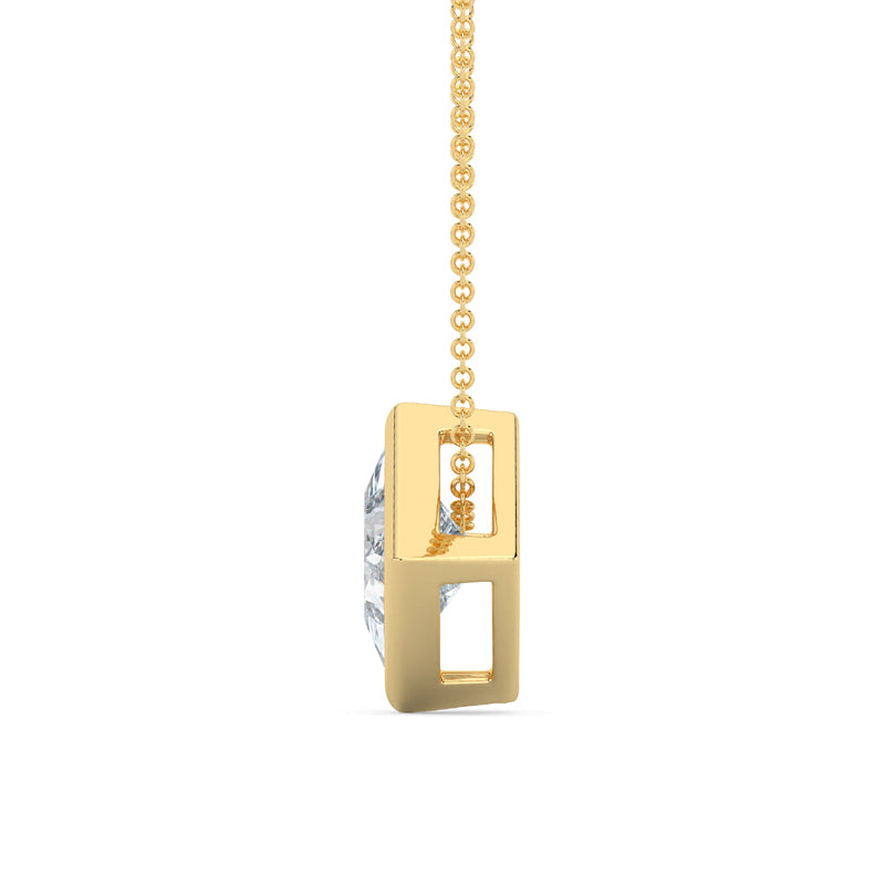 MET-WN-0004 bezel solitaire pendant — alternate view (LGYFP0025-2; media 46363401846887)