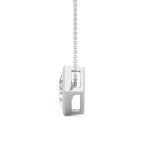 MET-WN-0004 bezel solitär hänge - alternativ vy (LGWFP0057-2; media 46363401945191)