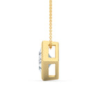 MET-WN-0004 bezel solitär hänge - alternativ vy (LGYFP0029-2; media 46363402141799)