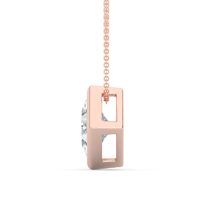 MET-WN-0004 bezel solitaire pendant — alternate view (LGRFP0031-2; media 46363402338407)