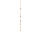 Rose Gold Mixed Diamond Station Necklace (2ctw)