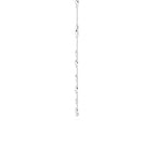 White Gold Mixed Diamond Station Necklace (2ctw)