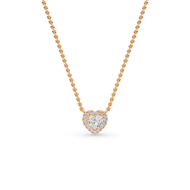 MET-WN-0006 halo heart pendant — front view (LGPHT0007-1; media 46364458319975)