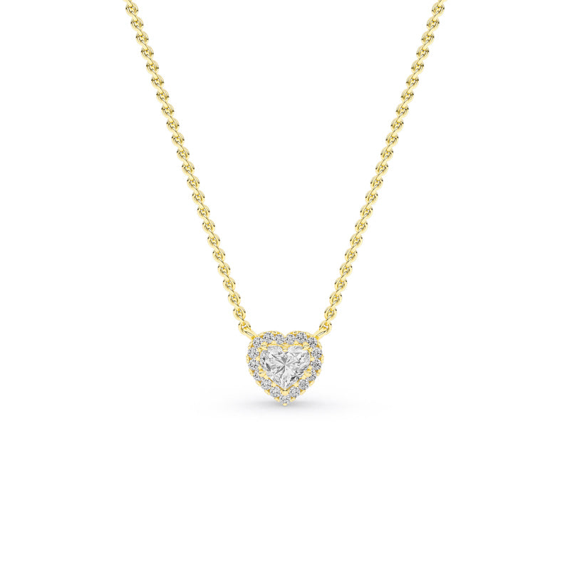 MET-WN-0006 halo heart pendant — front view (LGPHT0009-1; media 46364458221671)