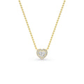 MET-WN-0006 halo heart pendant — front view (LGPHT0009-1; media 46364458221671)