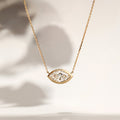 MET-WN-0009 marquise bezel pendant — display view (LGPBZ0053-display; media 46368649904231)