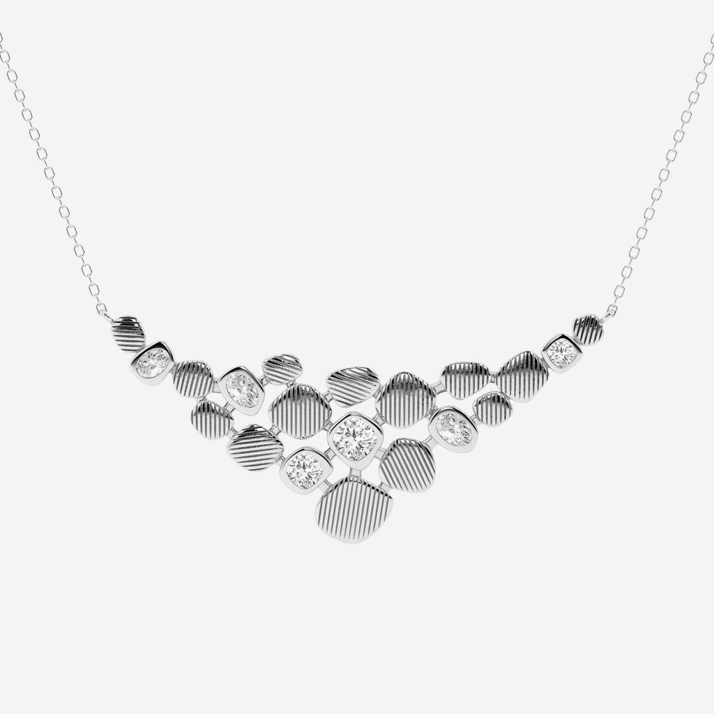 Collana di ciottoli di diamanti multi-forma | GBS017 | f29584560c03