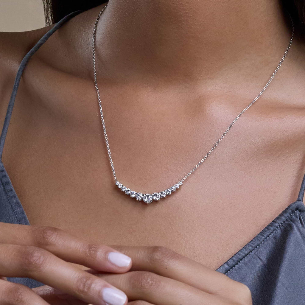 Thirteen Stone Demi Eternity Necklace | GBS002 | image | 7d6dddcfcfd1