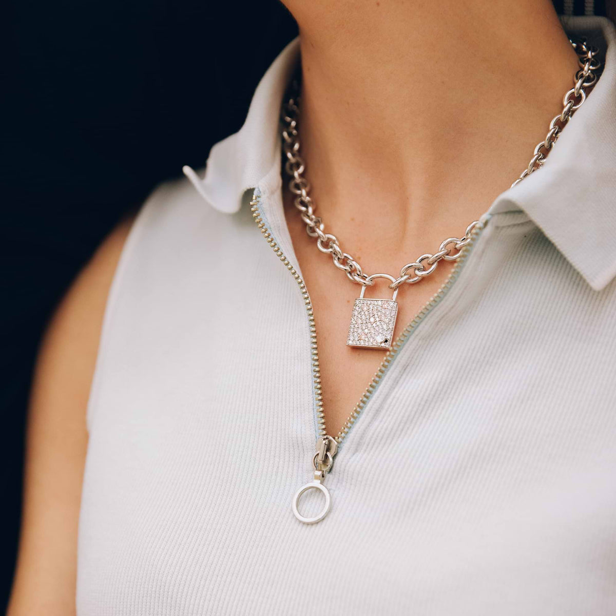 Cambridge rosa safir och diamantlåshänge | GBS012 | c9fa7dcf5c94