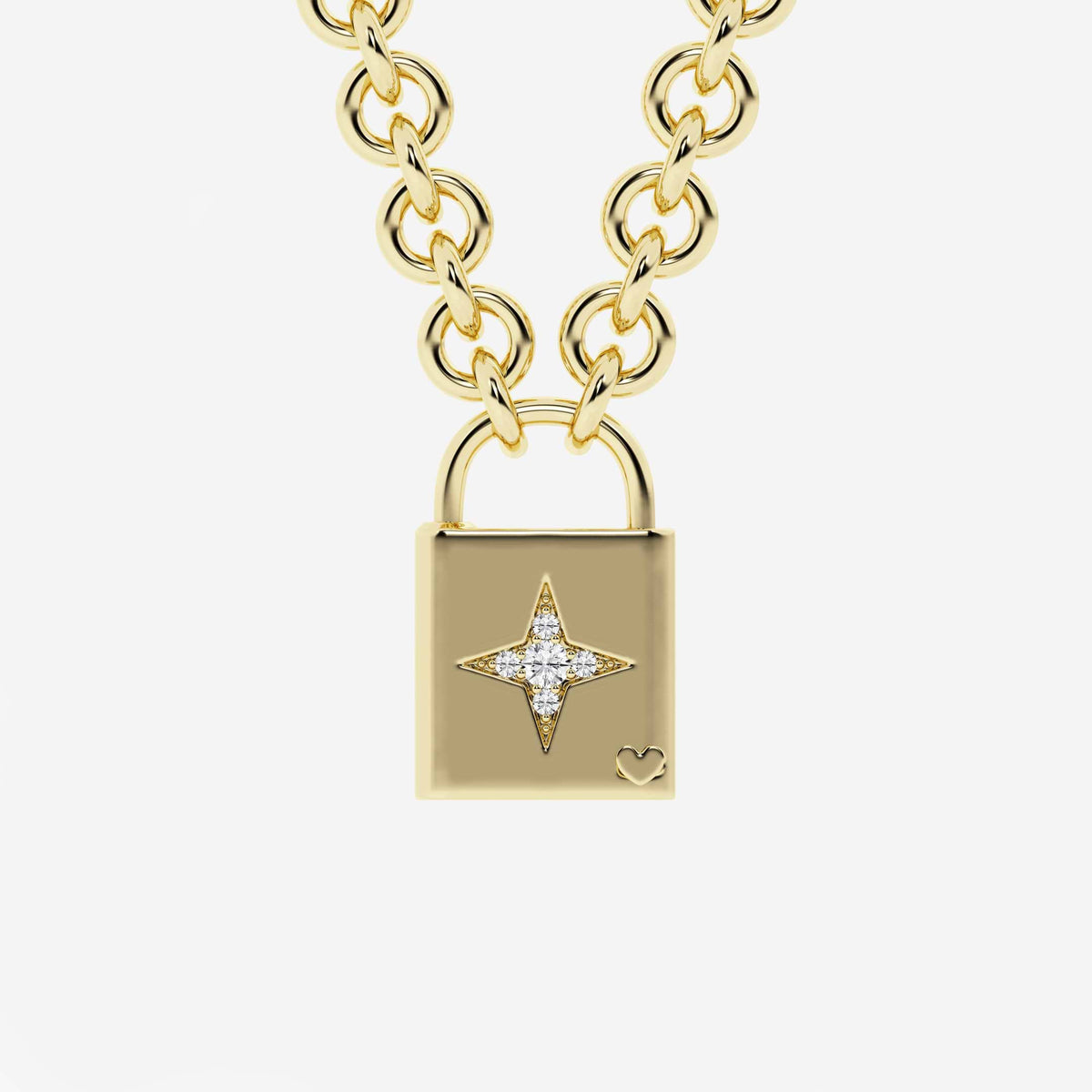 Alcantara Diamond Shooting Star Lock-hänge | GBS019 | d088024ea276