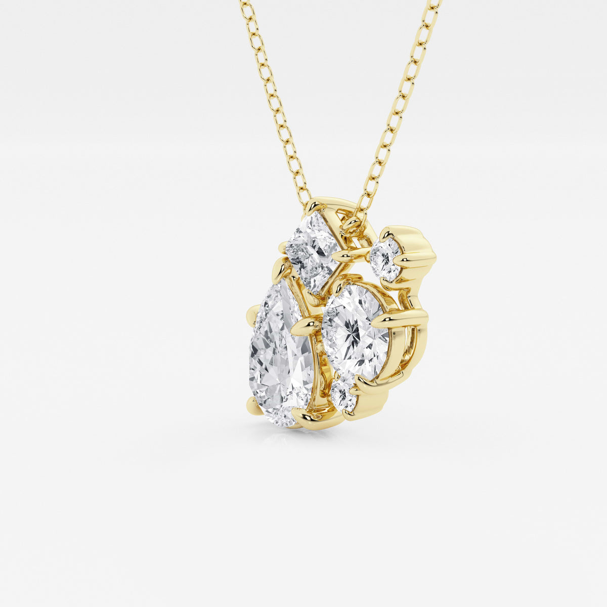 Mosaic Lab Grown Diamond Fem-steins anheng | GBP040 | 7dd41a17fcf7