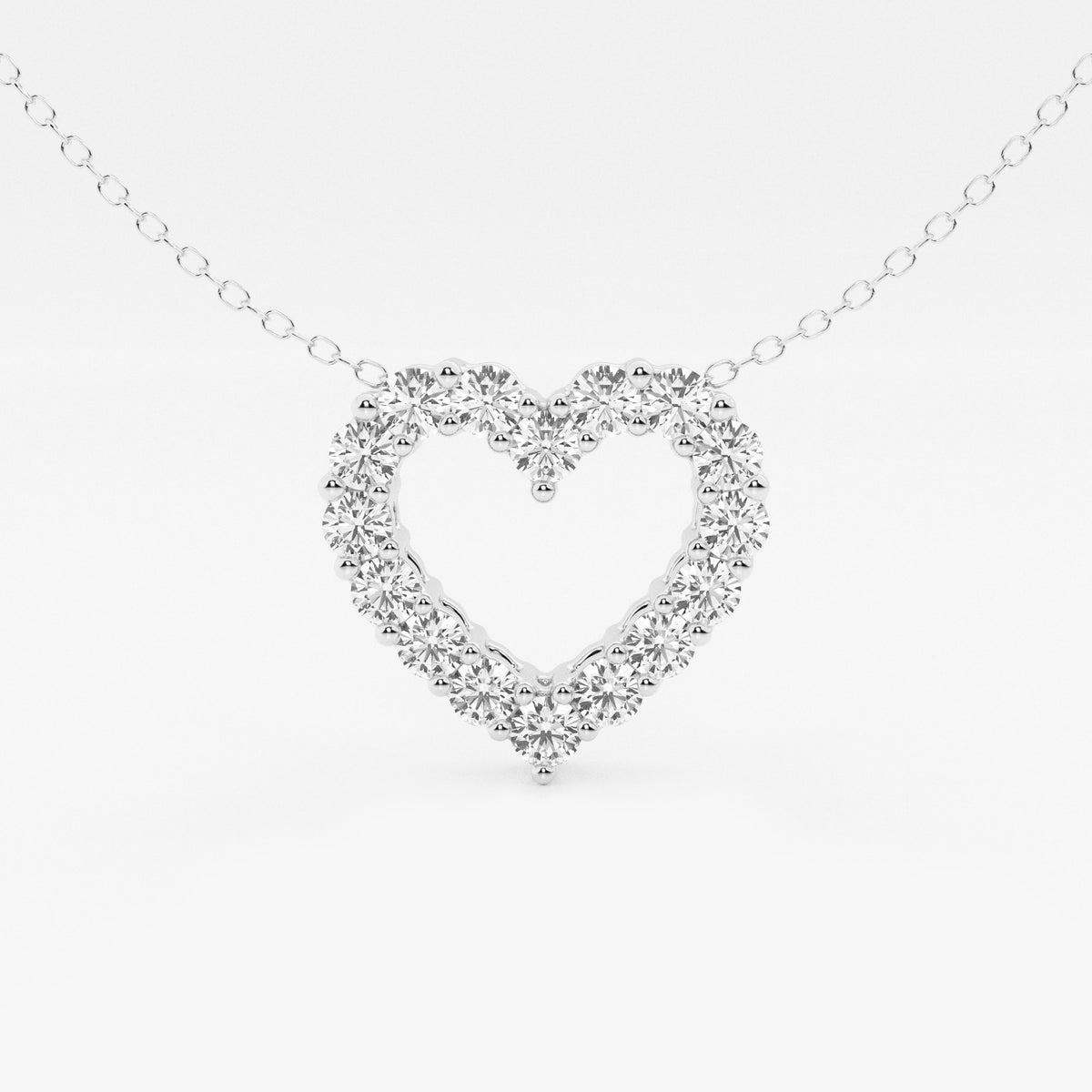 Rundt labdyrket diamanthjerteanheng | GBP042 | 6dfb65c0affe