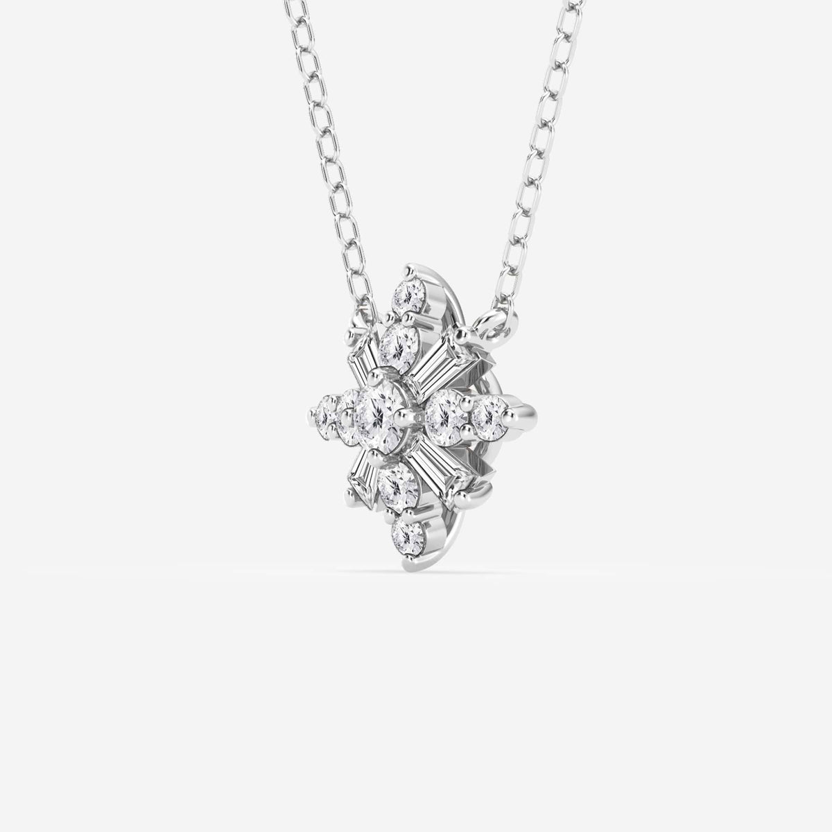 Rund Lab-dyrket Diamond Snowflake Anheng | GBP053 | 95b73662d619