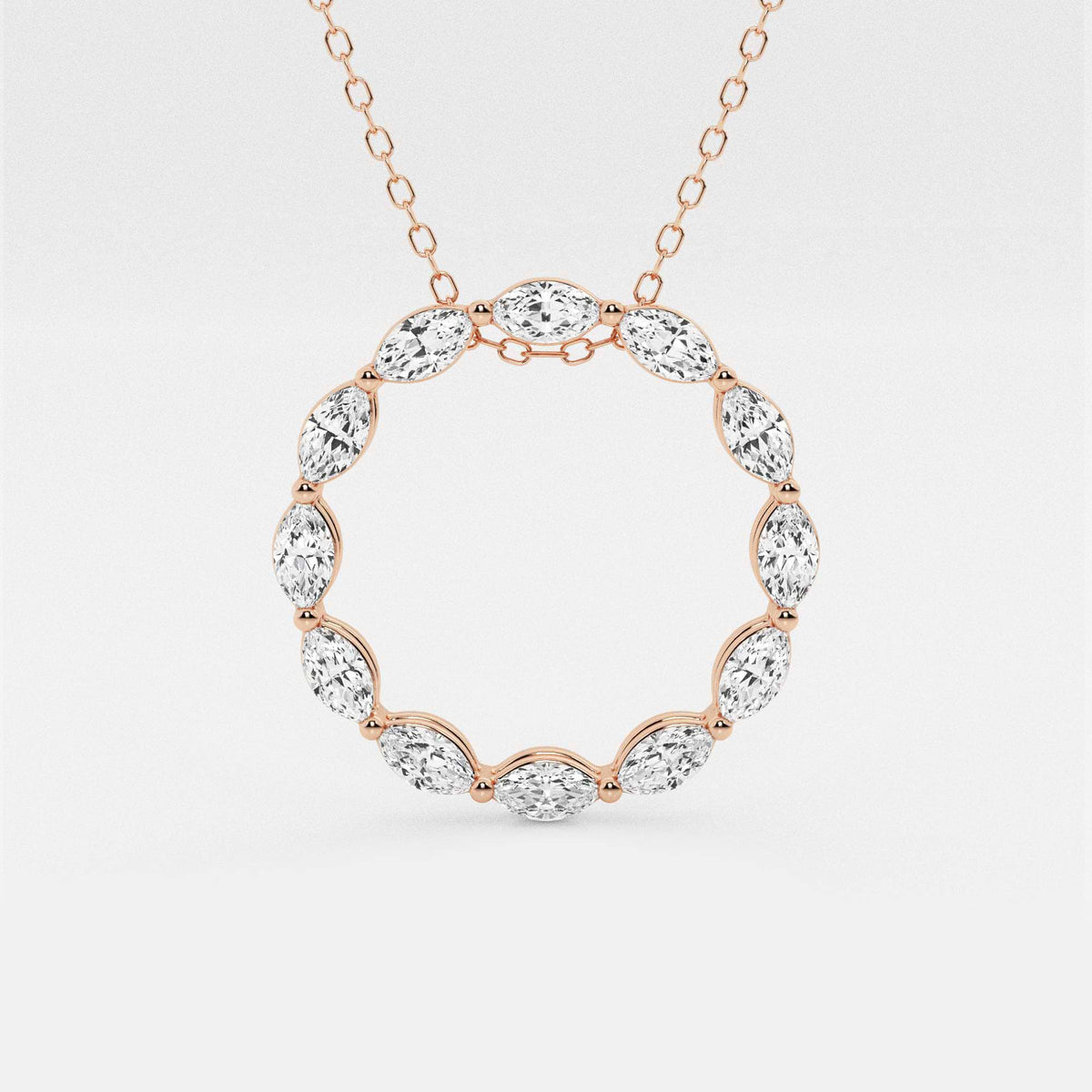 Marquise Diamond Circle Pendel | GBS057 | ff3575e6ae7d