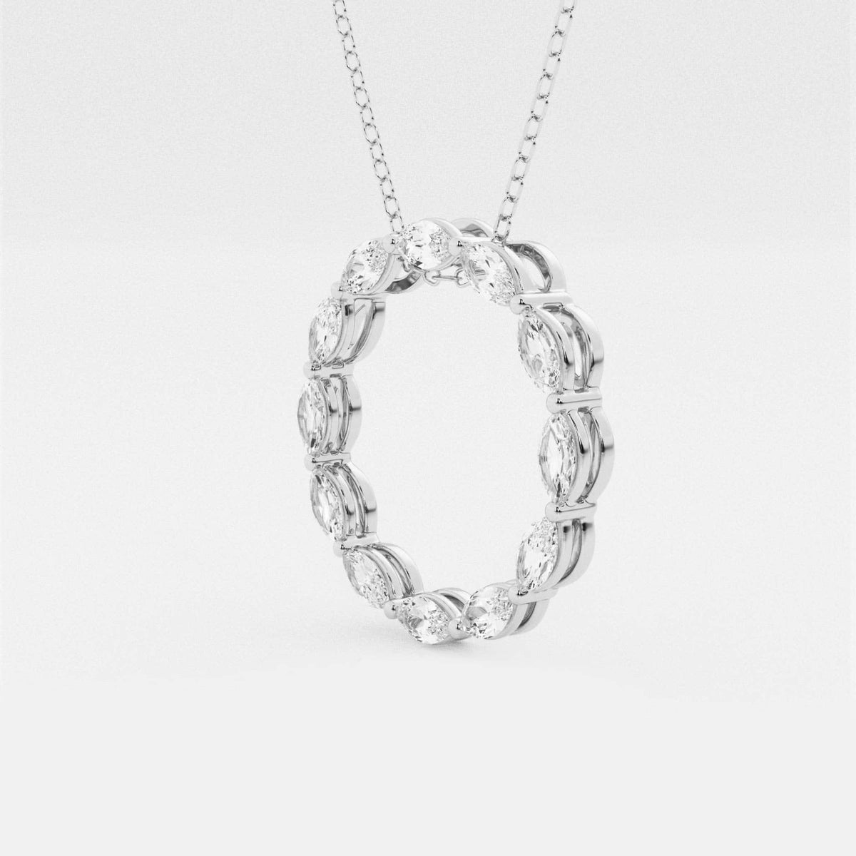 Marquise Diamond Circle Pendel | GBS057 | e24acad1698c
