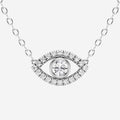 Rund Lab-dyrket diamant-onde øye-anheng | GBP052 | c24af7570501