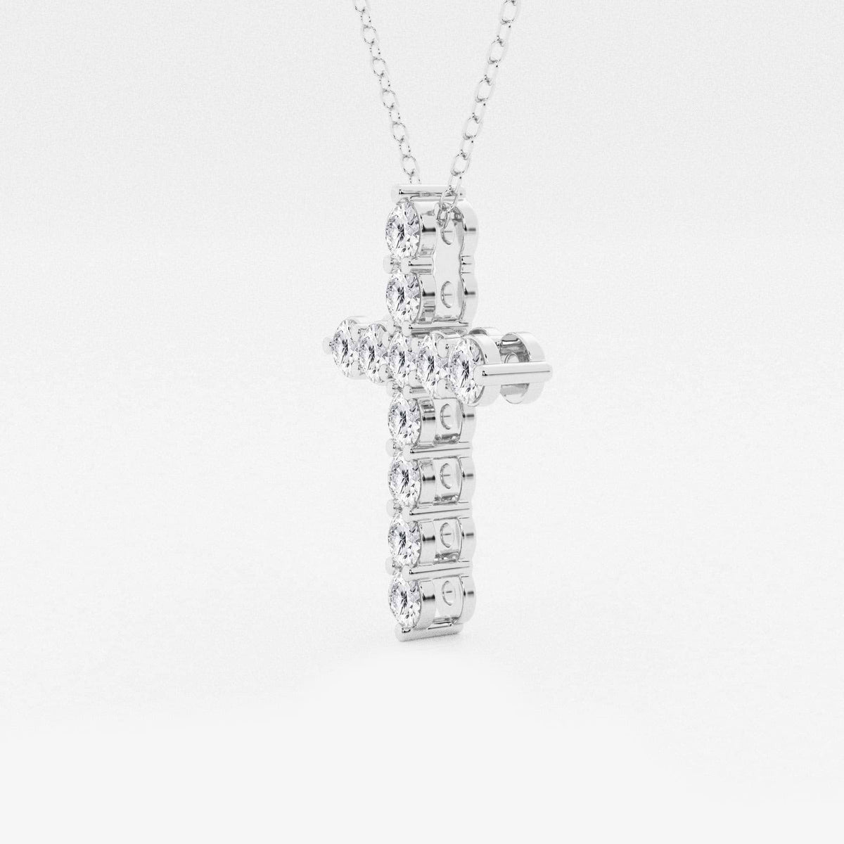 Rund lab-dyrket diamant med delt gren korsheng | GBP047 | 6239aa0785b1