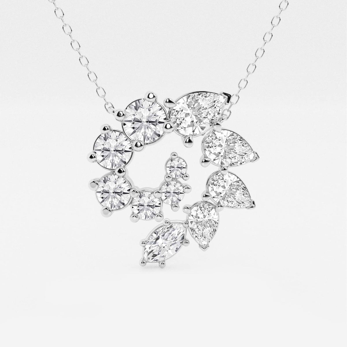 Multi-Shape Lab Grown Diamond Swirl Anheng | GBP036 | ef6e2043f5e1