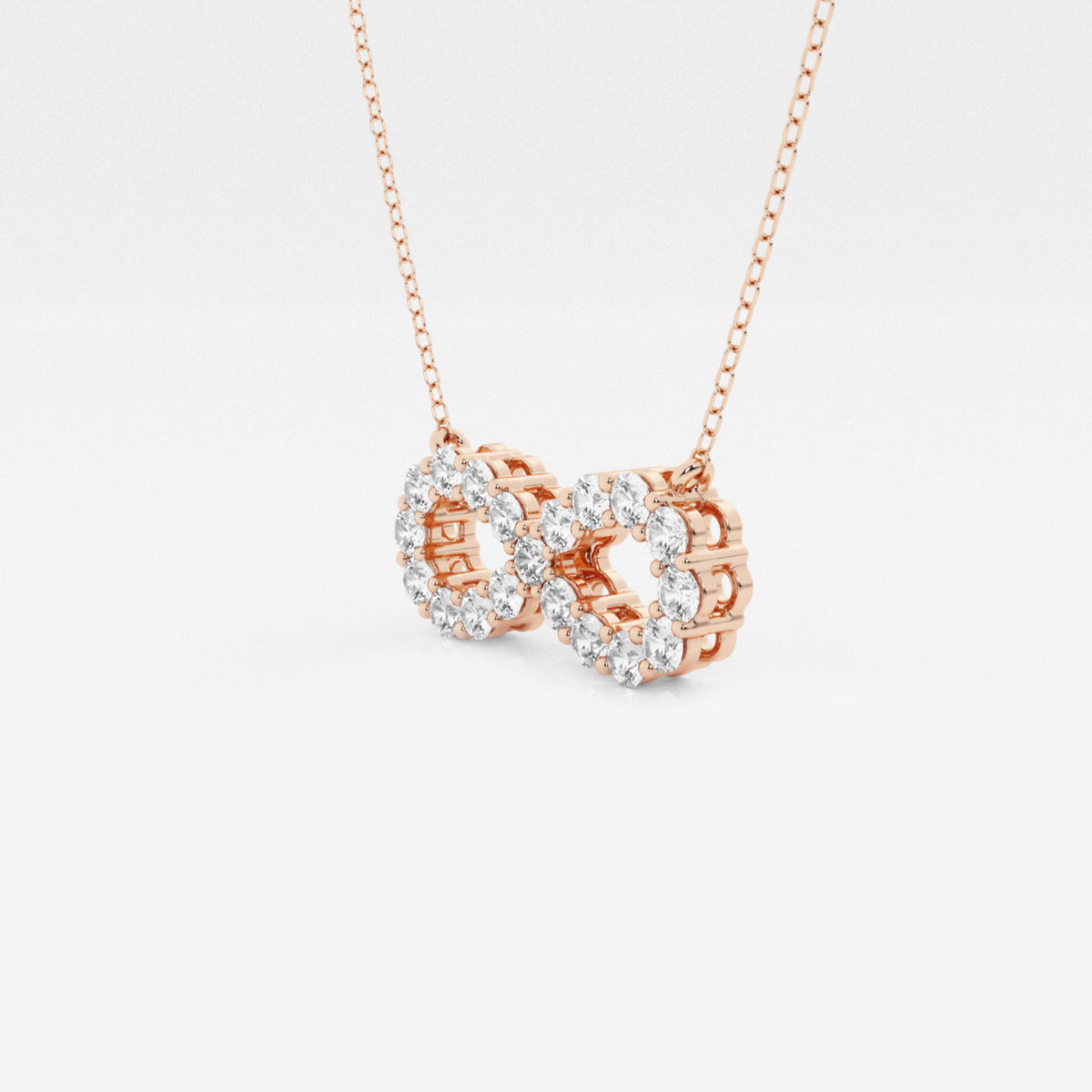 infinito, lapidação redonda — Pendente com diamantes de laboratório | GBP080 | d6d8ba95ee2f