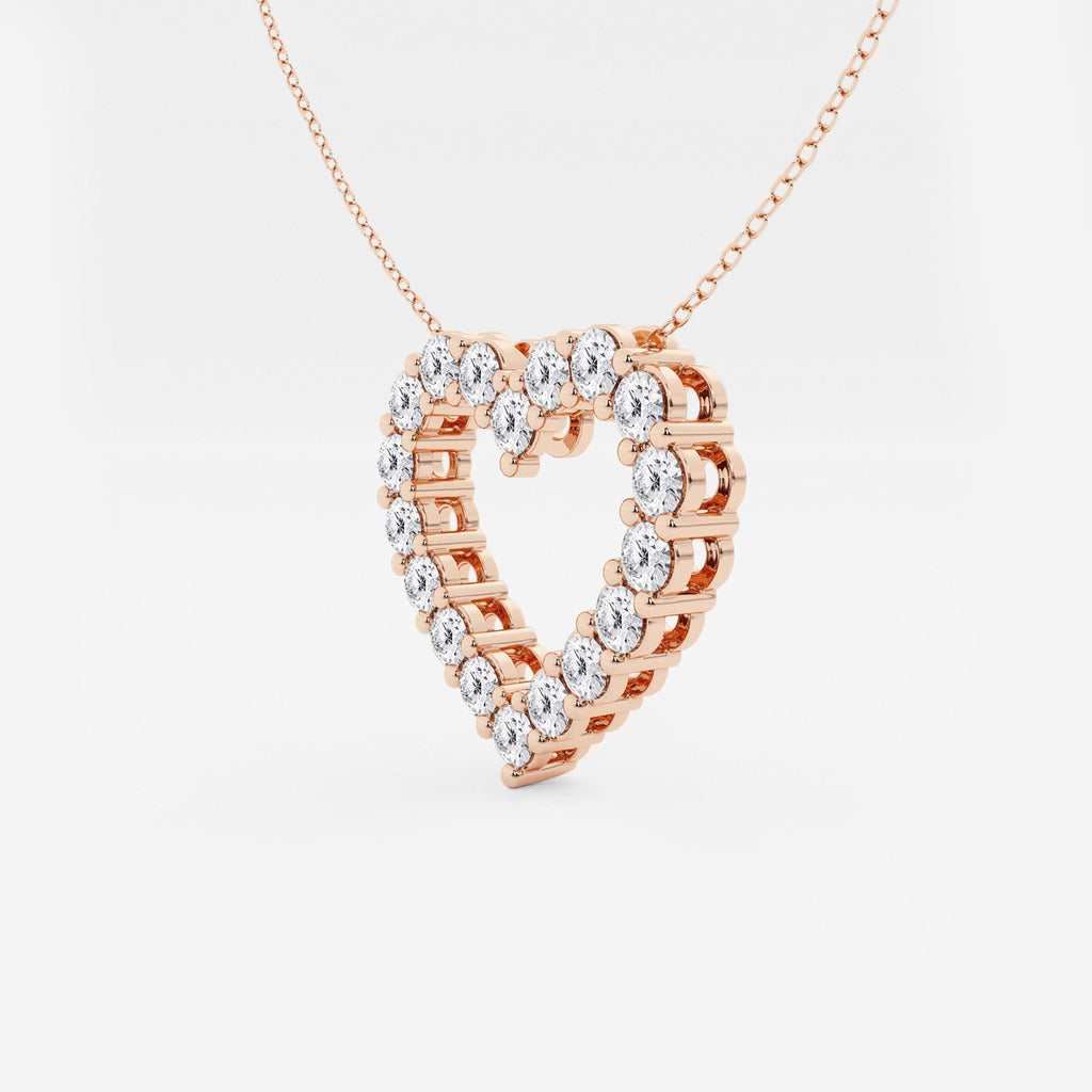 Rundt labdyrket diamanthjerteanheng | GBP018 | 269c67c1ba7f