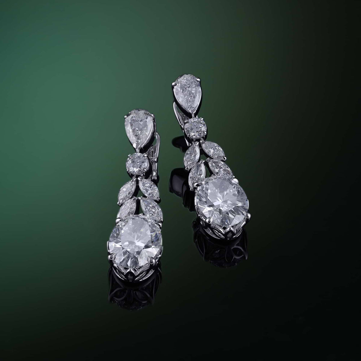 Basel lab-grown diamond earrings - source large image 1